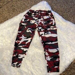 Red Camo Cargo Pants